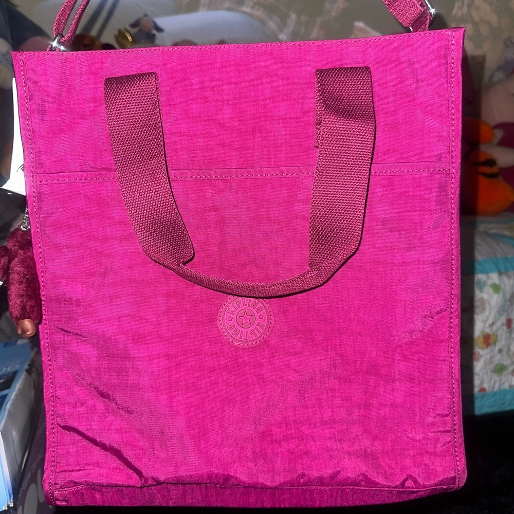 Kipling Fuchsia Tote Bag - Picture 4 of 6